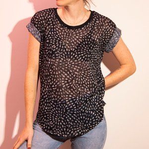 Mossimo Geometric Sheer Tee
